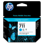 HP 711, HP CZ134A patron - eredeti (3x cián)