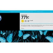 771C-os HP kazetta - B6Y10A (sárga) - Eredeti