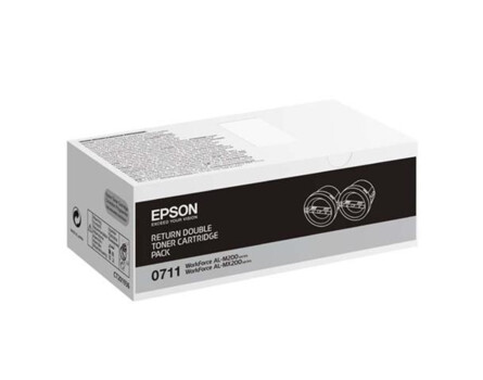 Festékkazetta Epson 0711, C13S050711, visszatérő, dupla csomagolásban