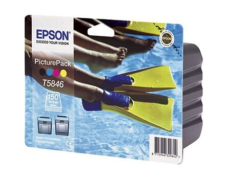Fotócsomag Epson T5846 (fekete, cián, bíborvörös, sárga)
