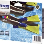 Fotócsomag Epson T5846 (fekete, cián, bíborvörös, sárga)