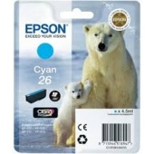 Epson 26 magazin, C13T26124012 - eredeti (cián)