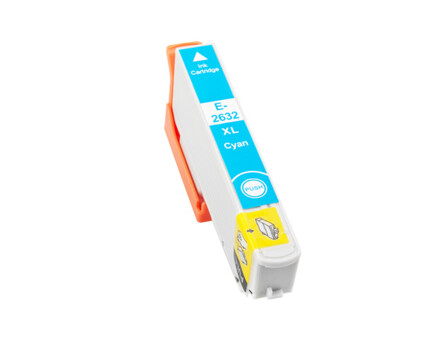 Epson T2632 patron, kompatibilis kazetta (cián)
