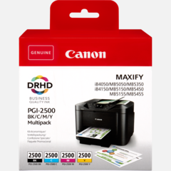 Canon PGI-2500XL BK / C / M / Y Multipack, Canon 9254B004, eredeti (készlet)