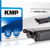 Kyocera TK-580C toner, KMP - kompatibilis (cián)