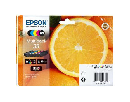 Epson 33 magazin, C13T33374011 - eredeti (Multipack)