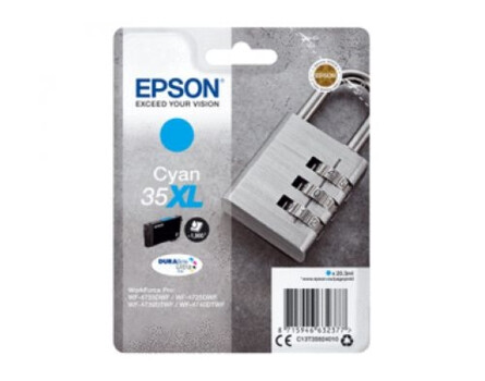 Epson 35XL magazin (T3592), C13T35924010 - eredeti (cián)