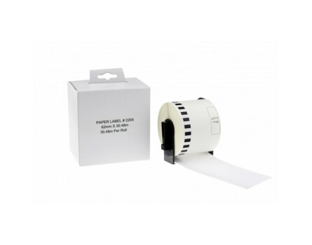 Brother DK-22205, 62 mm x 30,48 m, kompatibilis címketekercs