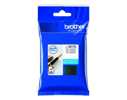 Brother LC3617C, LC-3617C patron - eredeti (cián)