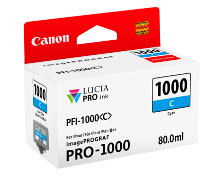 Canon PFI-1000C, PFI-1000 C, 0547C001 - eredeti (cián)