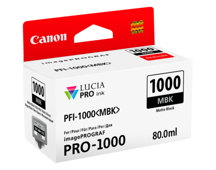 Canon PFI-1000MBK, PFI-1000 MBK, 0545C001 - eredeti (matt fekete)