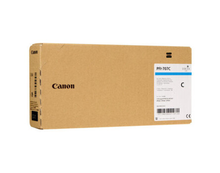 Canon PFI-707C, 9822B001 - eredeti (cián)