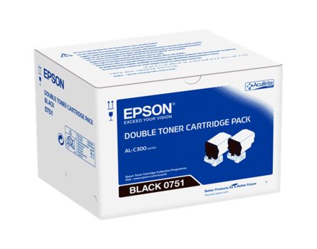 Epson 0751, C13S050751 - eredeti (2x fekete)