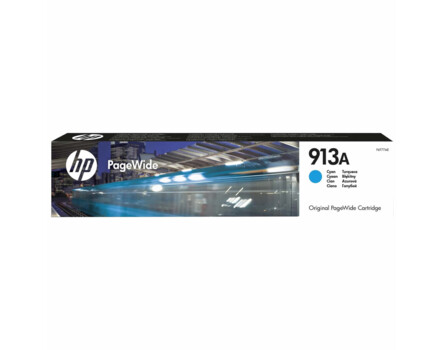 HP 913A, HP F6T77AE patron - eredeti (cián)
