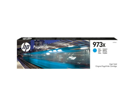 HP 973X, HP F6T81AE patron - eredeti (cián)