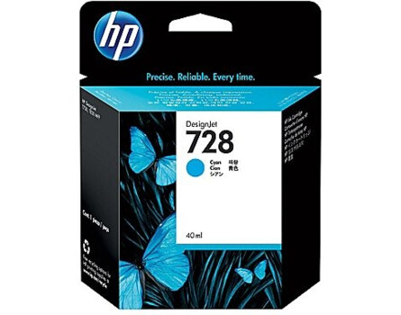 HP 728, HP F9J63A patron - eredeti (cián)