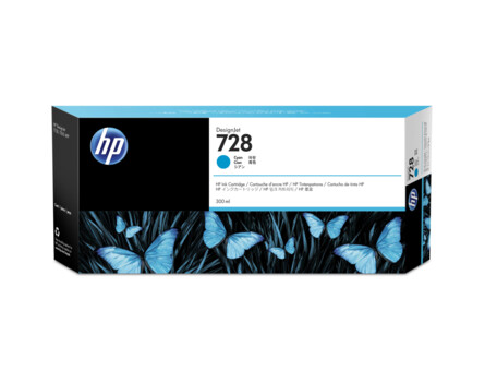 HP 728, HP F9K17A patron - eredeti (cián)