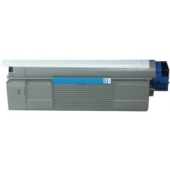 OKI 44315307 toner - kompatibilis (cián)
