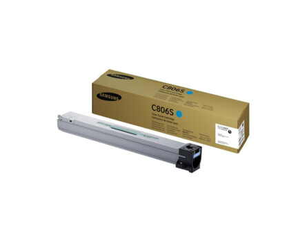 Samsung CLT-C806S, SS553A toner - eredeti (cián)