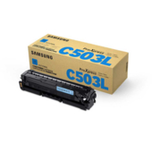 Festékkazetta Samsung CLT-C503L, SU014A - eredeti (cián)