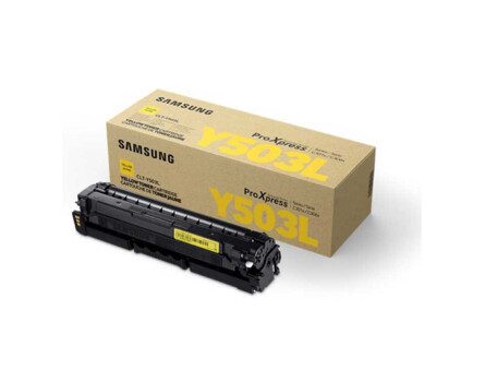 Festékkazetta Samsung CLT-Y503L, SU491A - eredeti (sárga)