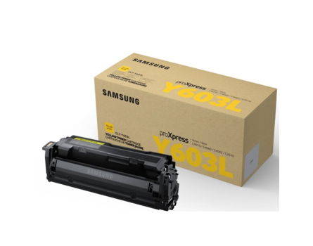 Festékkazetta Samsung CLT-Y603L, SU557A - eredeti (sárga)