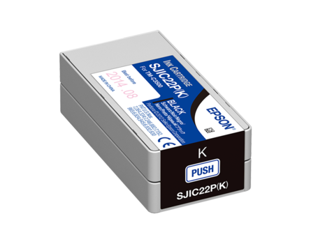 Epson SJIC22P (K), C33S020601 - eredeti (fekete)
