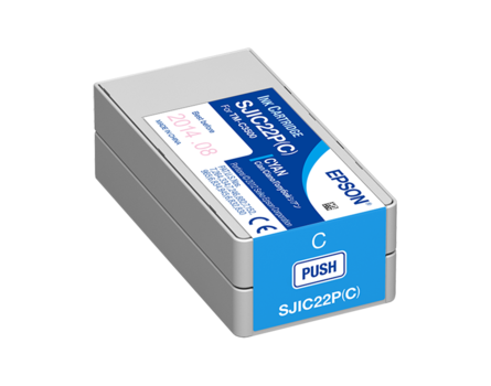 Epson SJIC22P (C), C33S020602 - eredeti (cián)