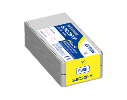 Epson SJIC22P (Y), C33S020604 - eredeti (sárga)