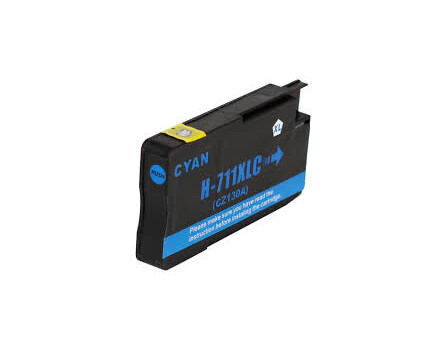 HP 711, CZ130A kompatibilis kazetta (cián)