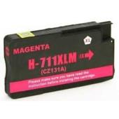 HP 711, CZ131A kompatibilis (magenta) patron