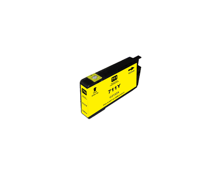 HP 711, CZ132A kompatibilis (sárga) patron