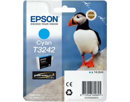 Epson T3242, C13T32424010 - eredeti (cián)