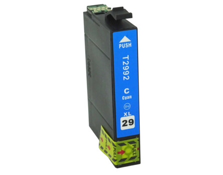 Epson 29XL, C13T29924012, T2992 - kompatibilis (cián)