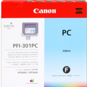 Canon PFI-301PC, 1490B001 (cián fotó) patron - eredeti