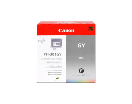 Canon PFI-301GY patron, 1495B001 (szürke) - eredeti
