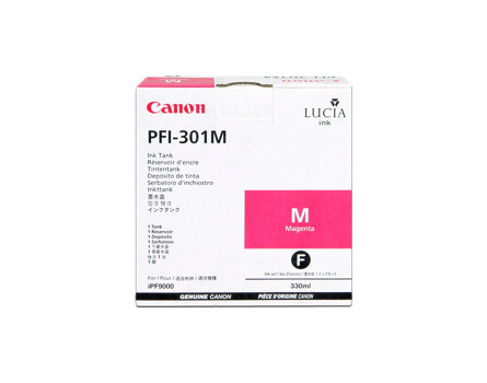 Canon PFI-301M patron, 1488B001 (bíborvörös) - eredeti