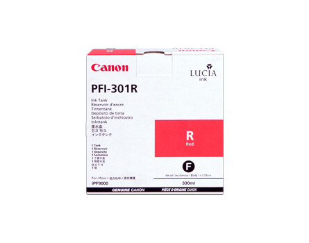 Canon PFI-301R patron, 1492B001 (piros) - Eredeti