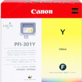Canon PFI-301Y patron, 1489B001 (sárga) - Eredeti