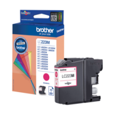 Brother LC223M, LC-223M, LC223 patron - eredeti (magenta)