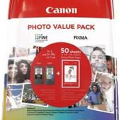 Canon PG-540L + CL-541XL + 50 x GP-501 fotópapír, 5224B013 - eredeti (fekete)