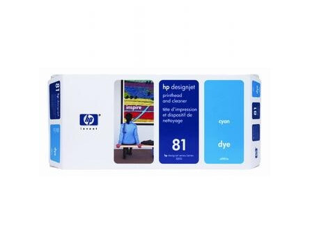 HP 81 nyomtatófej, C4951A - Eredeti (cián)
