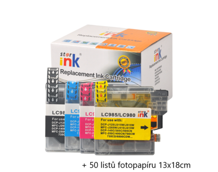 Starink összeegyeztethető cartridge Brother LC-1100 Value Pack, LC1100, LC1100VALBP (Multipack CMYK)