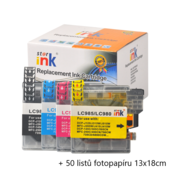 Starink összeegyeztethető cartridge Brother LC-1100 Value Pack, LC1100, LC1100VALBP (Multipack CMYK)