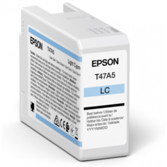 Cartridge Epson T47A5, C13T47A500 - eredeti (Világos cián)