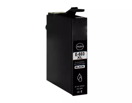 Cartridge Epson 603XL, C13T03A14010 - kompatibilis (fekete)