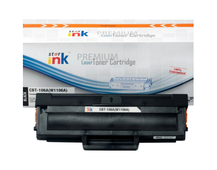 Starink kompatibilis HP 106A, HP 106X, HP W1106A XL, W1106X 2500 oldalas verzió NO CHIP (fekete)