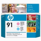 HP 91 nyomtatófej, C9462A - Eredeti (világos cián és világos bíborvörös)
