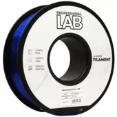 PETG filament Professional Lab 1 kg blue transparent