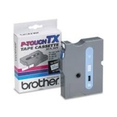 Brother TX-451 szalag - eredeti (fekete nyomtatás / piros háttér)
